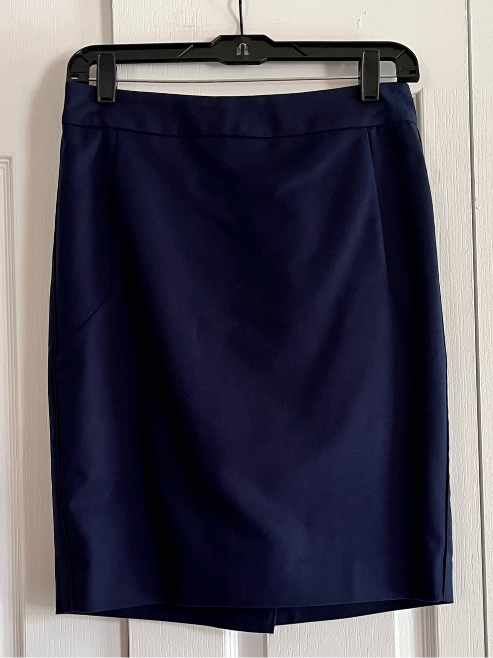 Banana Republic navy blue lined pencil skirt 2